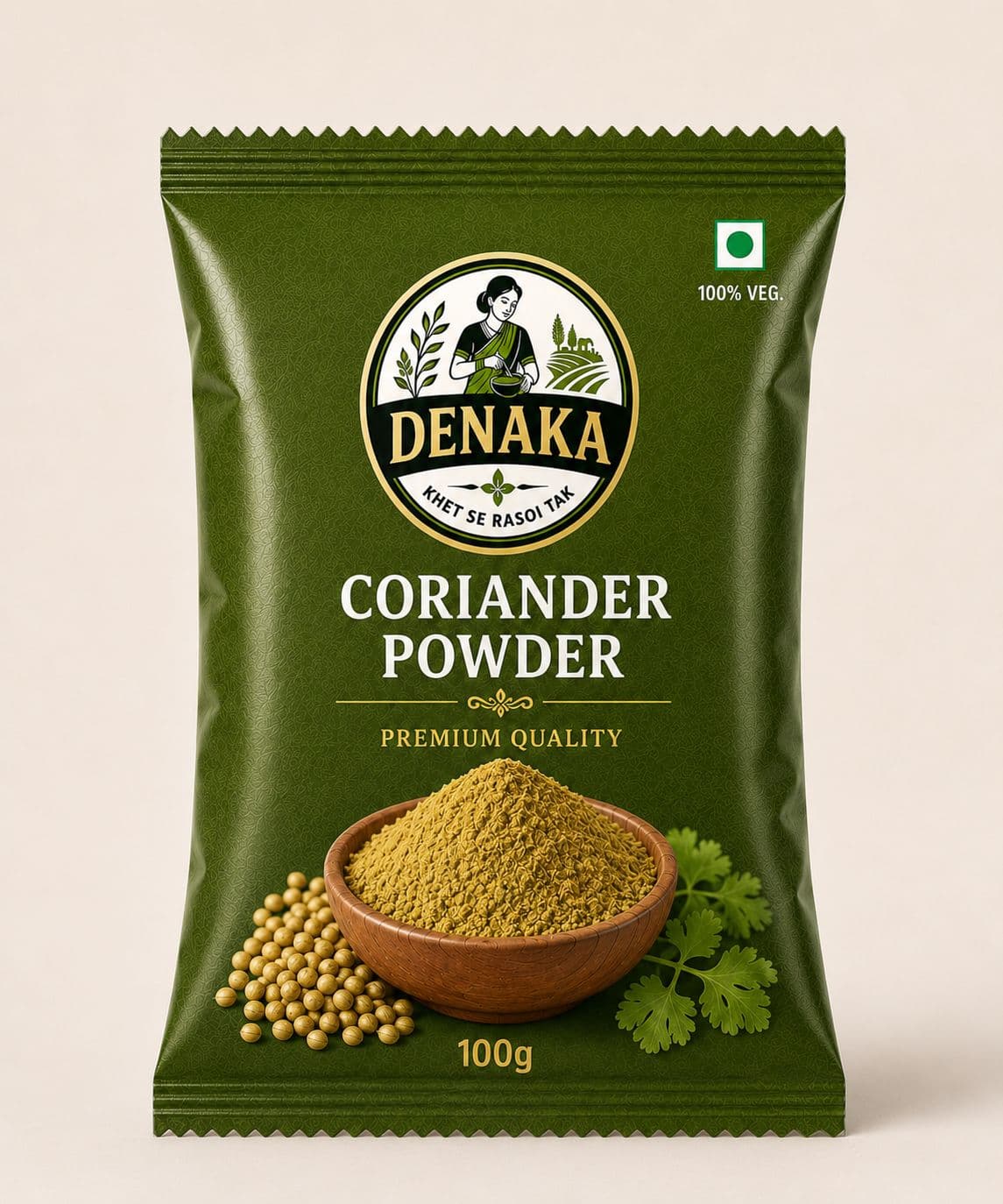 Denaka Coriander Powder pack