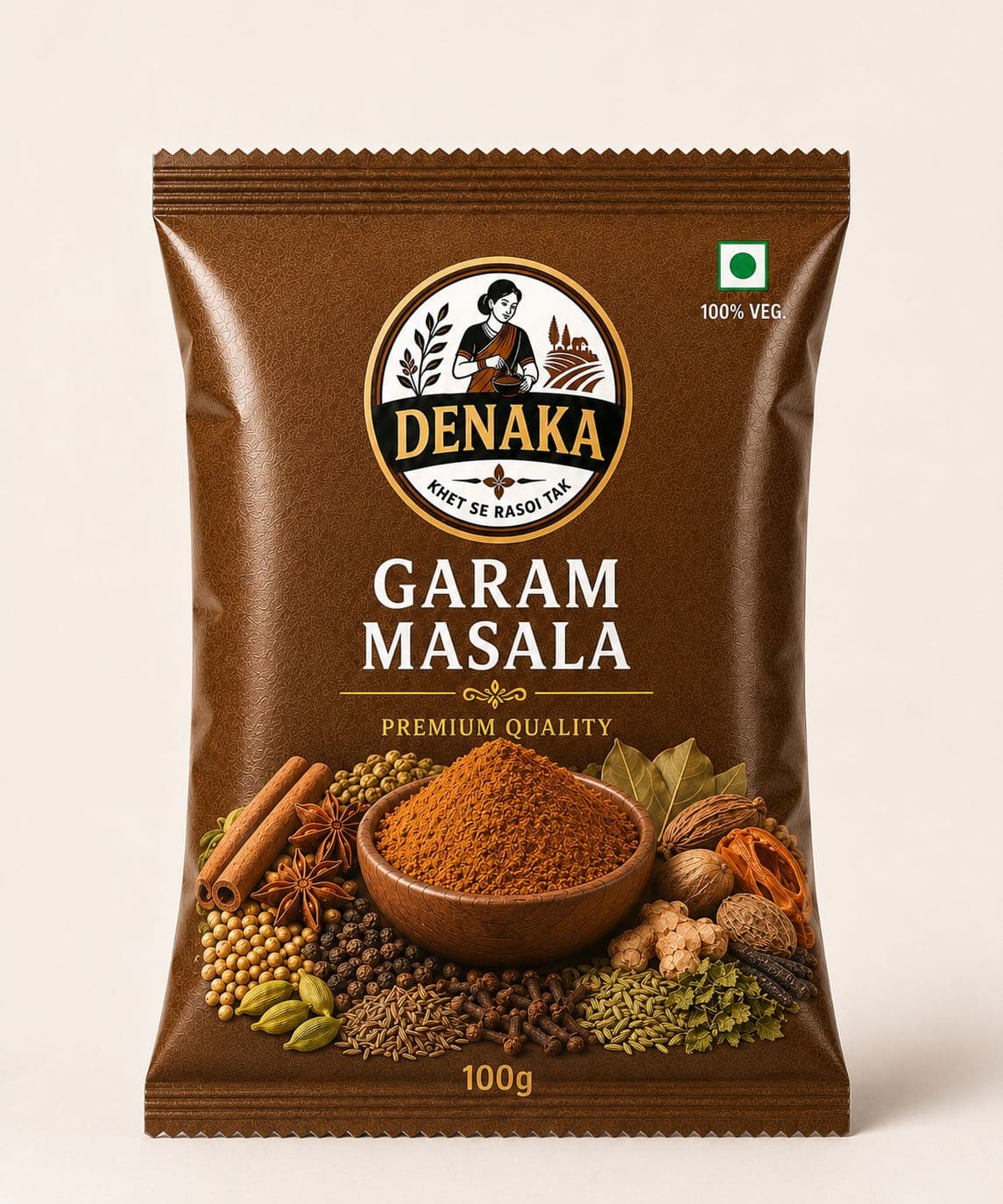 Garam Masala Denaka product pack
